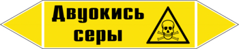 Маркировка трубопровода "двуокись серы" (пленка, 252х52 мм) - Маркировка трубопроводов - Маркировки трубопроводов "ГАЗ" - Магазин охраны труда ohranatruda-shop.ru