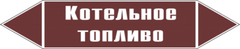 Маркировка трубопровода "котельное топливо" (пленка, 716х148 мм) - Маркировка трубопроводов - Маркировки трубопроводов "ЖИДКОСТЬ" - Магазин охраны труда ohranatruda-shop.ru