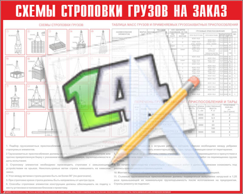 Схема строповки на заказ - Схемы строповки и складирования грузов - Магазин охраны труда ohranatruda-shop.ru